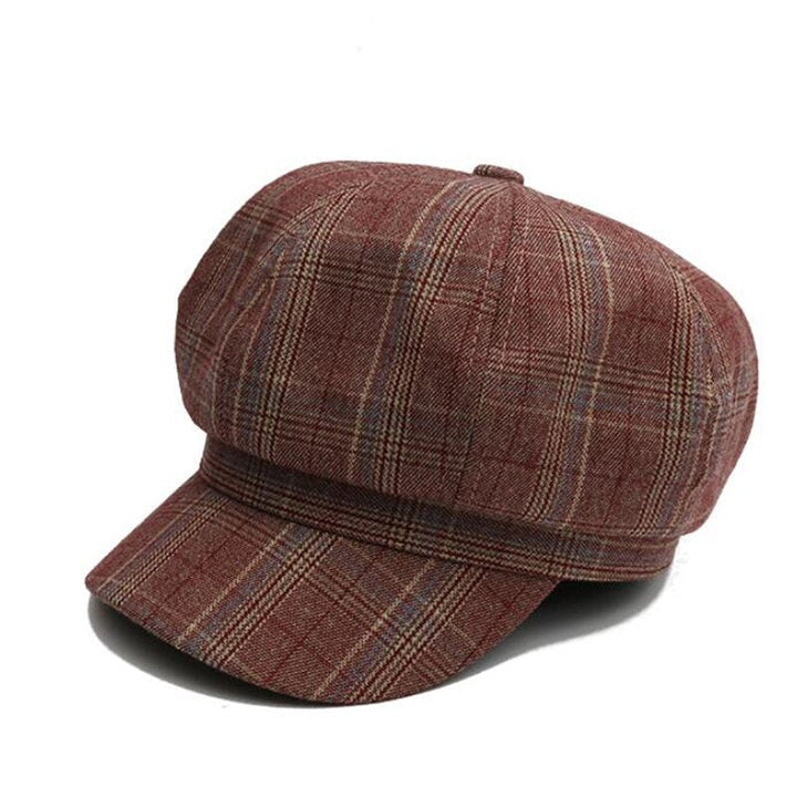 boina a cuadros mujer