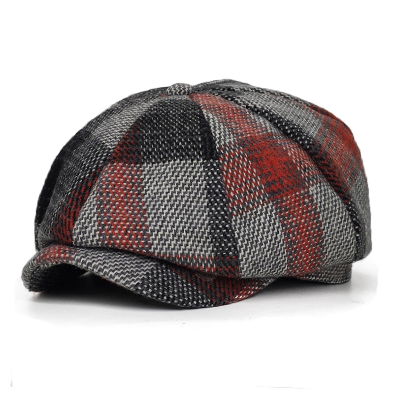 Gorra de Lana Newsboy Hombre