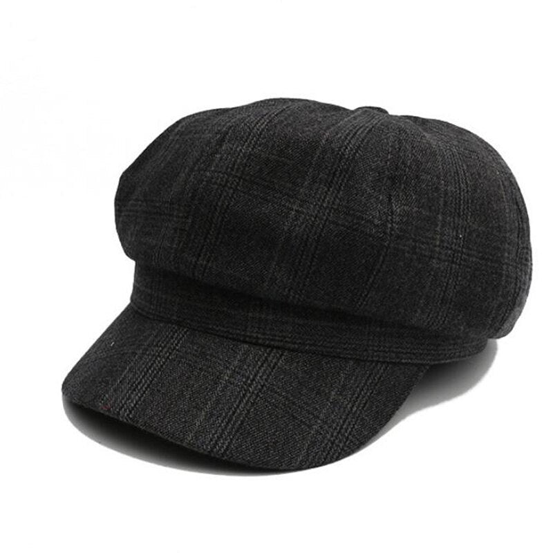 boina con visera para mujer