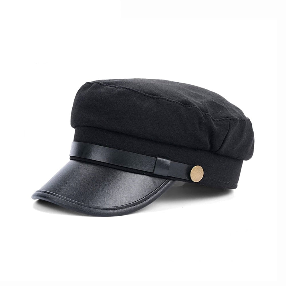 Gorra Boina Algodón Negra