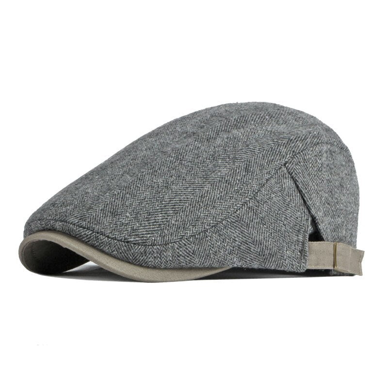 boina de tweed hombre