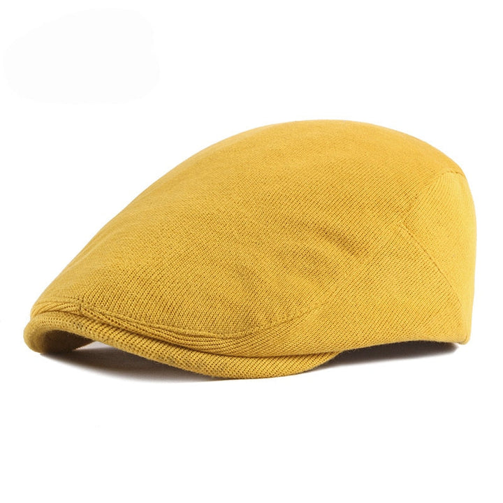 gorra plana amarilla